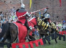 Sandomierski Ośrodek Kawaleryjski na XV Międzynarodowym Turnieju Rycerskim w Łęczycy. — zdjęcie 10 z 11