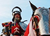 Sandomierski Ośrodek Kawaleryjski na XV Międzynarodowym Turnieju Rycerskim w Łęczycy. — zdjęcie 9 z 11